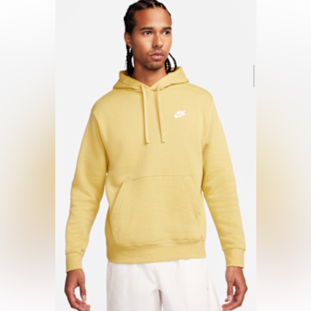 Nike Men's Mustard Hoodie